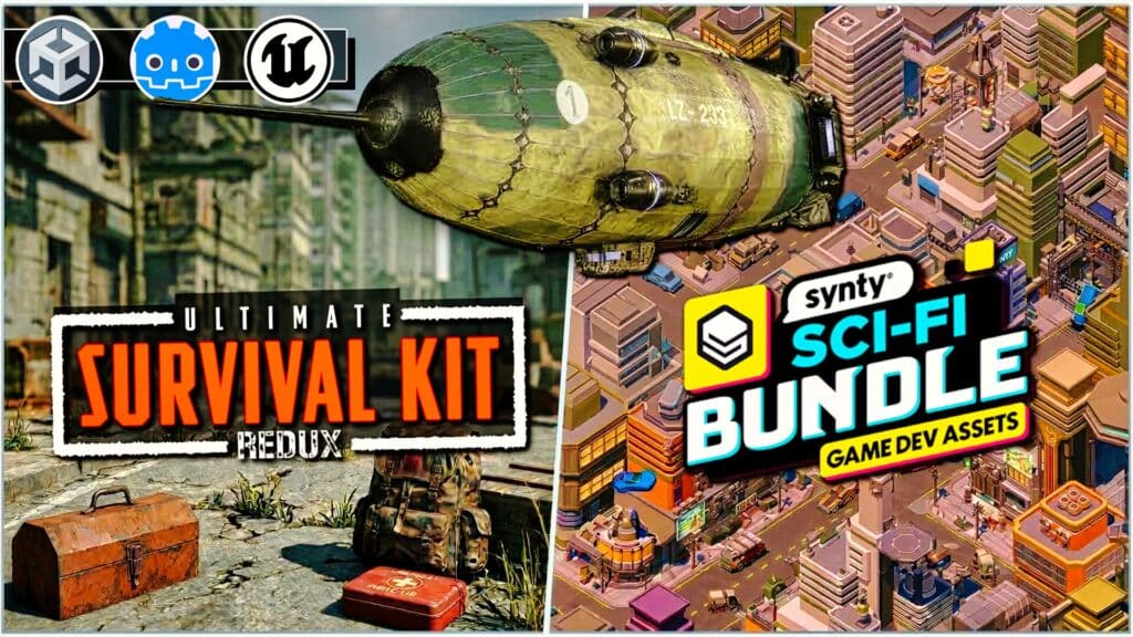 There is a new Sci-Fi themed Humble Bundle from Synty as well as a Unreal Survival Themed bundle returning as a redux