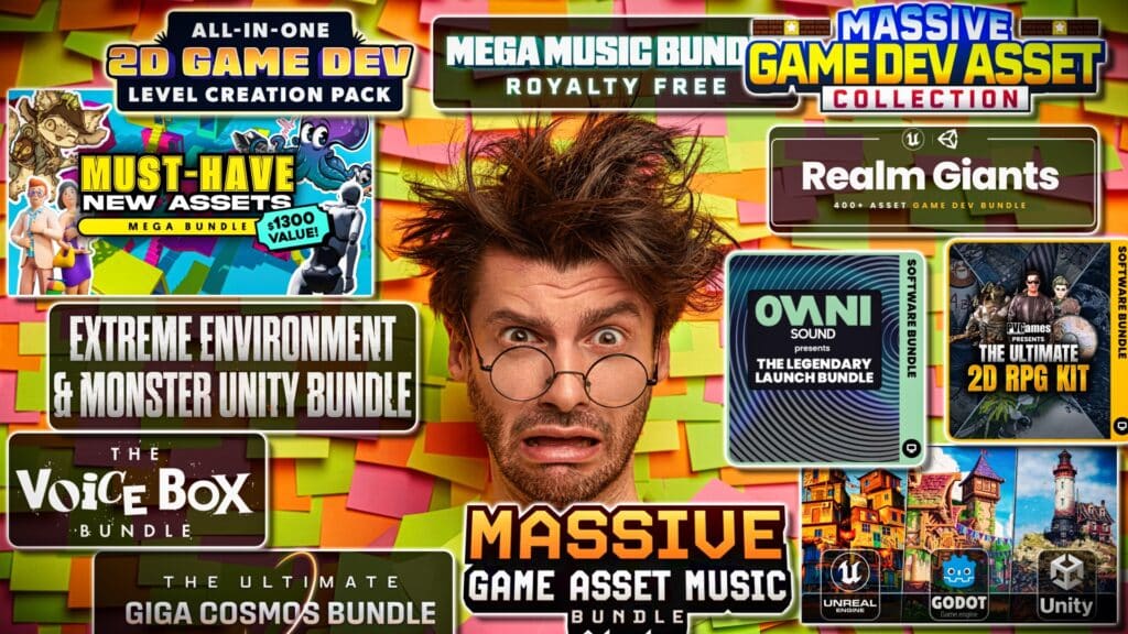 There are an insane number of game development bundles from Humble Bundle, Green Man Gaming, the Unity Asset Store and more - Unity Unreal Godot