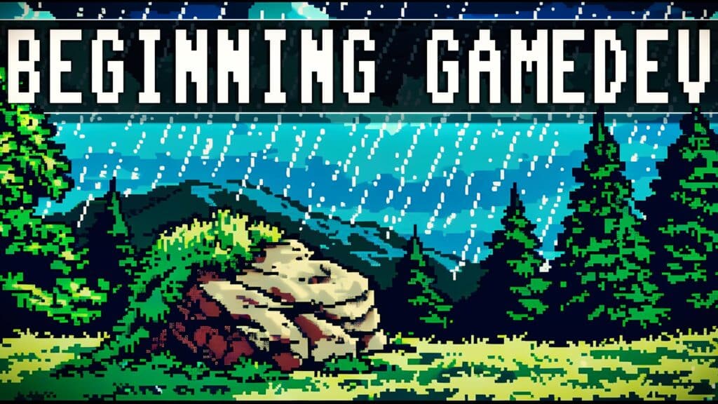 This guide is an introduction to game development, from choosing an engine to starting apps for pixel art, 3d, music and more