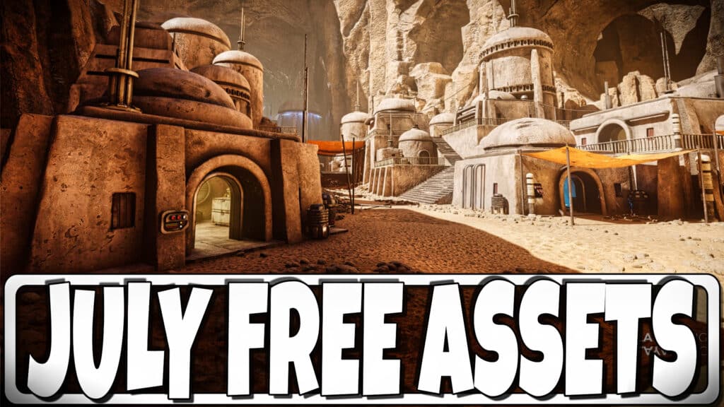 July Free GameDev Asset Roundup, free game assets on Fab, new Massive 101 software, New Bundle Foundry free assets and more
