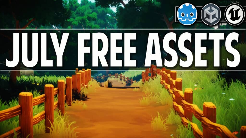July Free gamedev asset roundup 2. Free fab assets for Unreal and Unity, free Godot bundle, Kenney.nl asset, source code and game engine source released