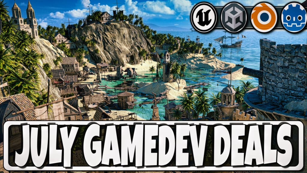 A roundup of all the game development sales, bundles and deals for July 2026 - Godot, Unity, Unreal, Blender and MOre