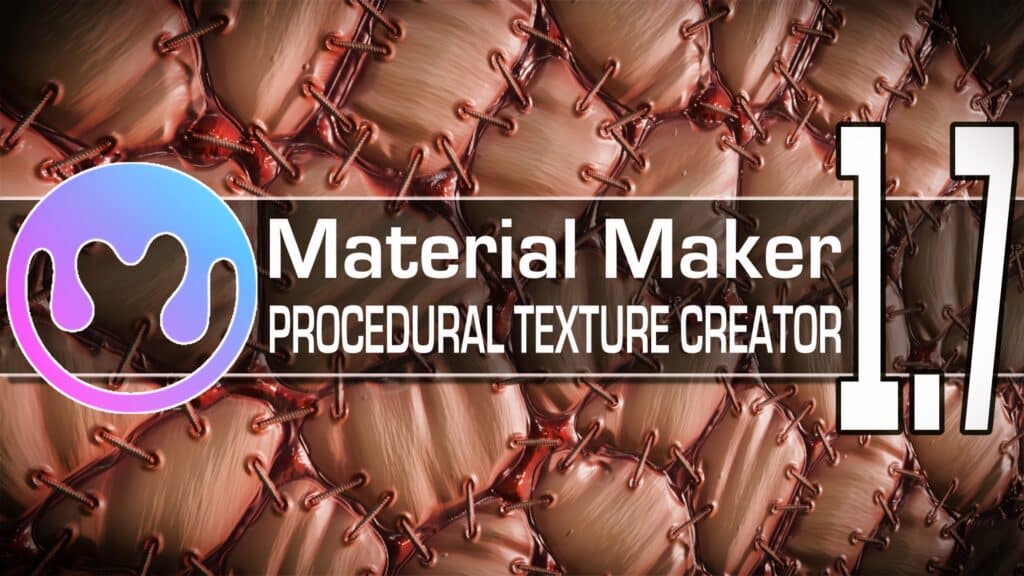 Material Maker, the free and open source Godot engine powered procedural texture software just released version 1.7