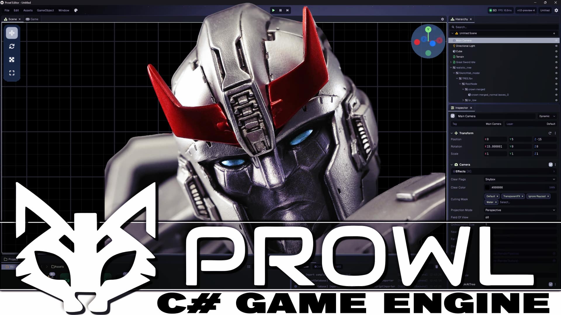 Prowl C# Game Engine Preview – GameFromScratch.com